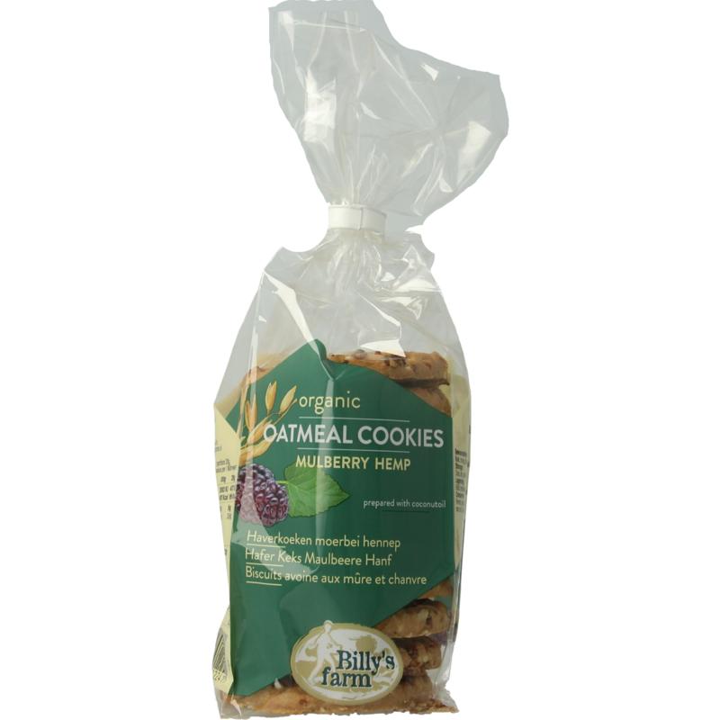 Billy's Farm Haverkoekjes Met Moerbei En Hennep Bio
