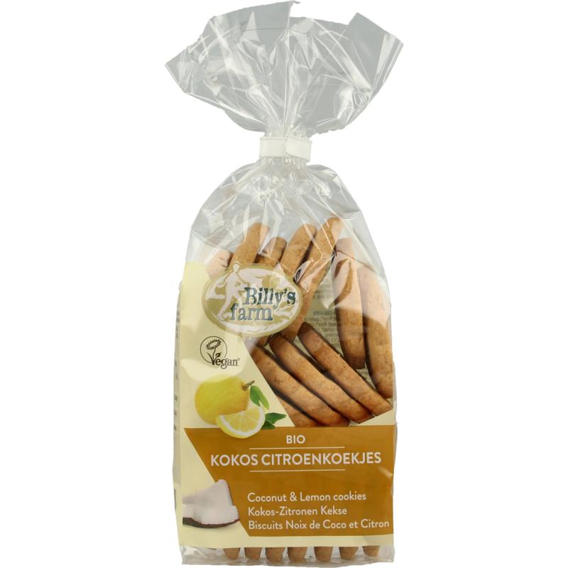 Billy's Farm Kokos Citroenkoekjes Bio