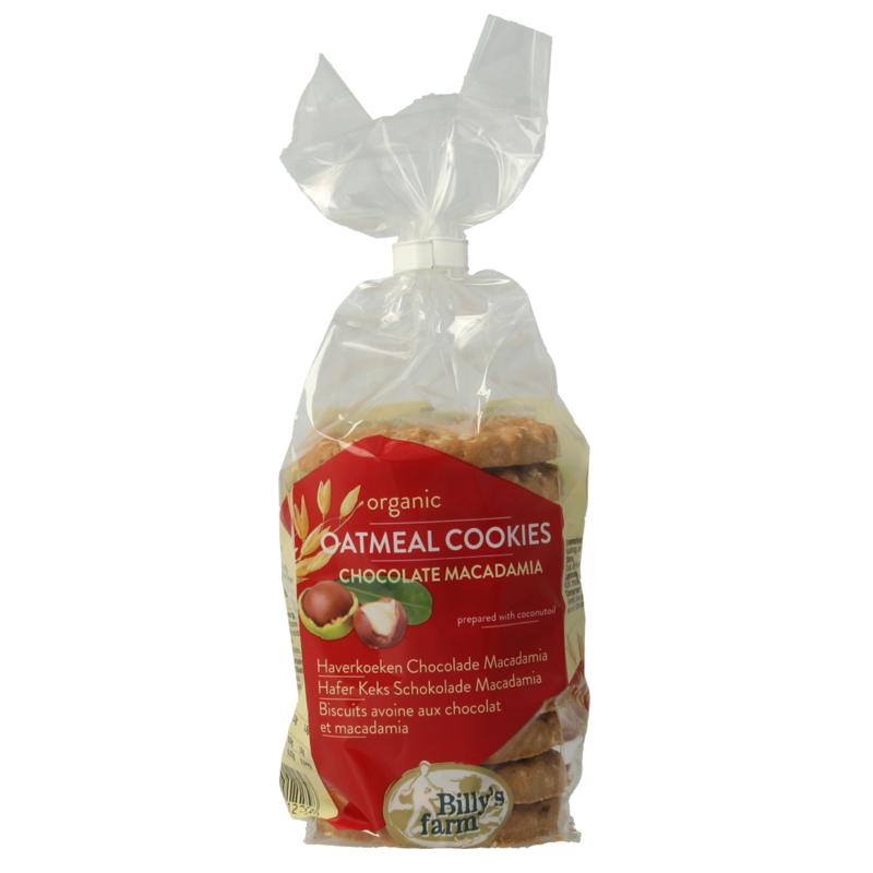 Billy's Farm Macadamia Chocolade Haverkoeken Bio