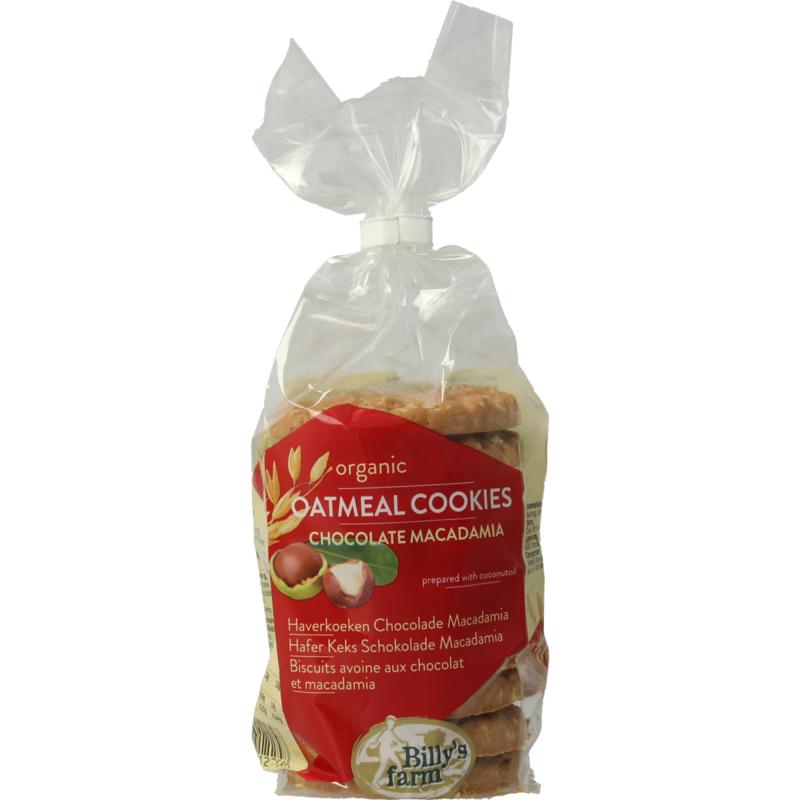 Billy's Farm Macadamia Chocolade Haverkoeken Bio