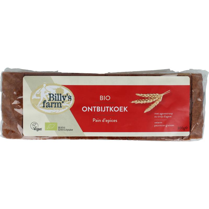 Billy's Farm Ontbijtkoek Naturel Bio