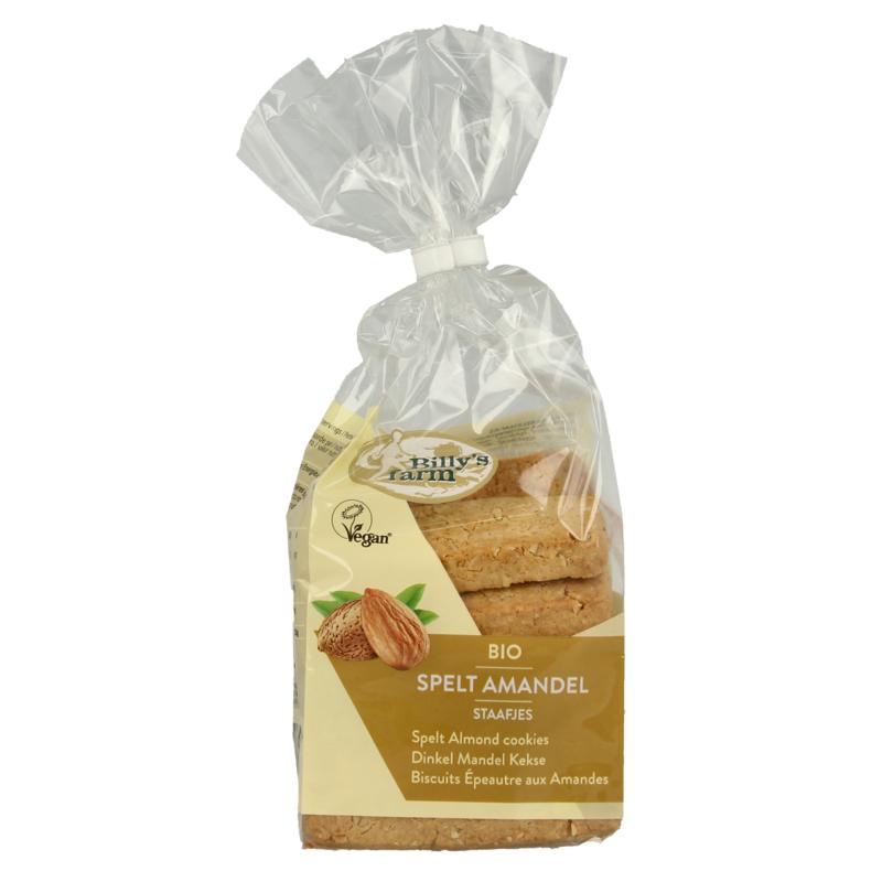 Billy's Farm Speltstaafjes Amandel Bio