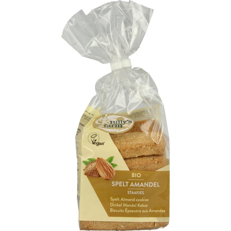Billy's Farm Speltstaafjes Amandel Bio