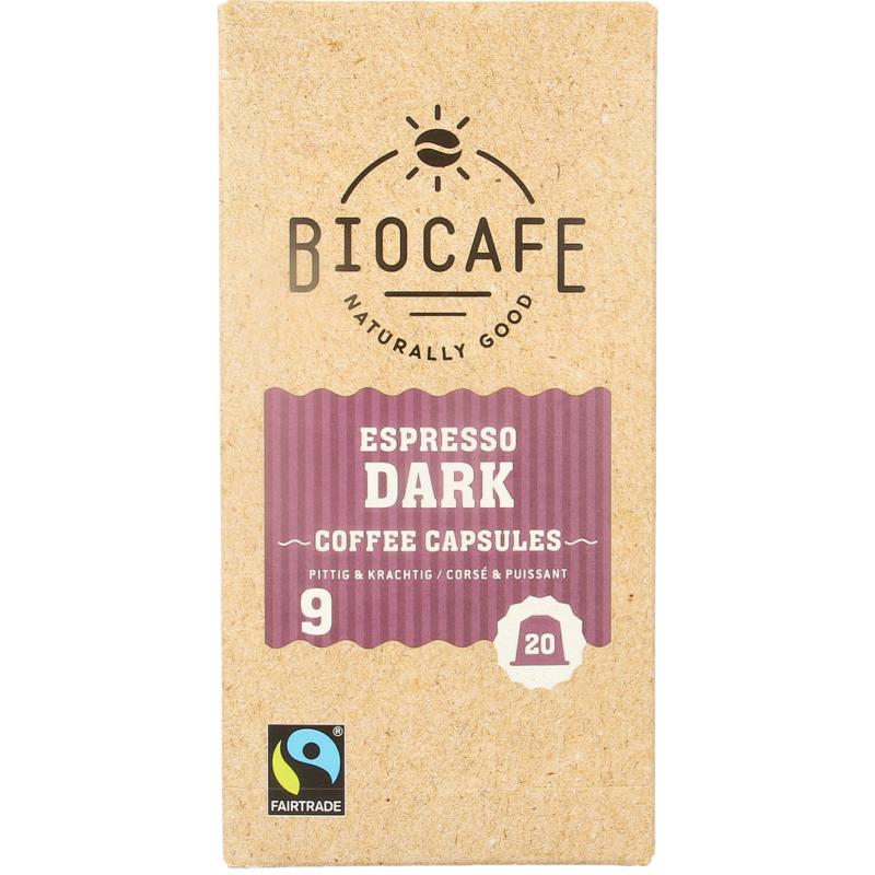 Biocafe Espresso Capsules Bio