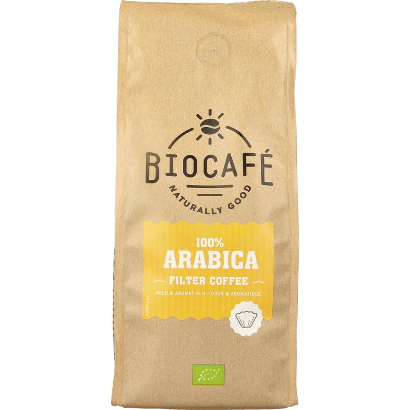 Biocafe Filterkoffie 100% Arabica Bio