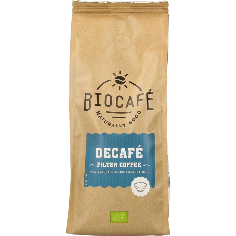Biocafe Filterkoffie Cafeinevrijdecaf Bio