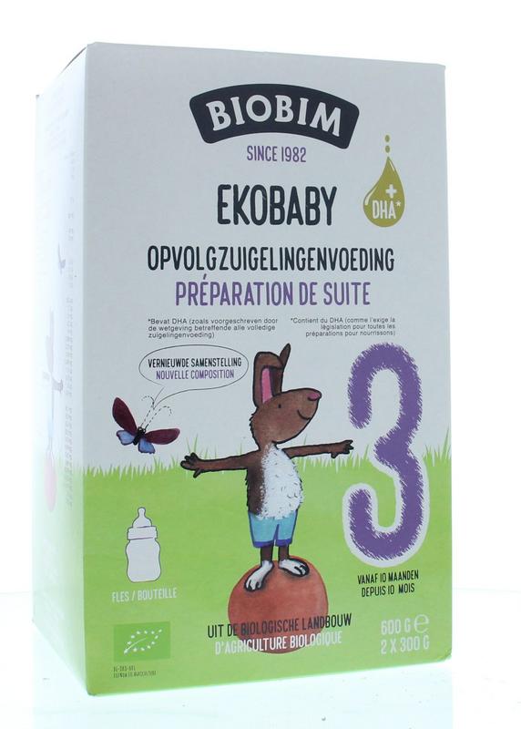 Biobim Ekobaby 3 Opvolgzuigelingenvoeding 10+ Maanden Bio