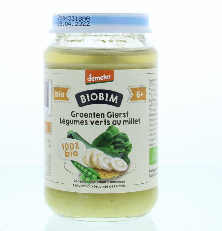 Biobim Groenten Gierst 6+ Maanden Demeter Bio
