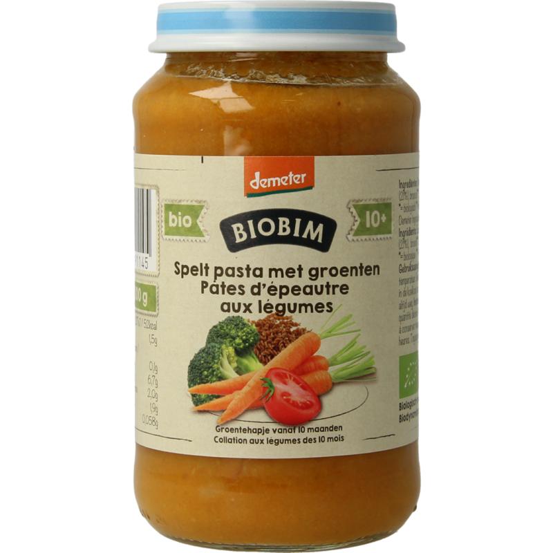 Biobim Speltpasta Groente 10+ Maanden Demeter Bio