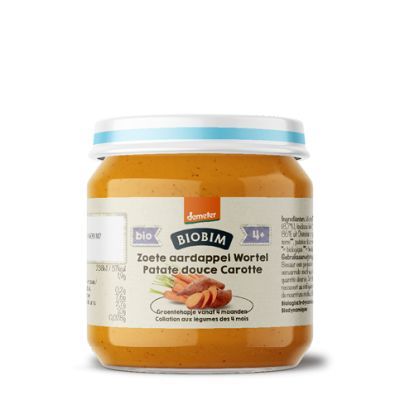 Biobim Zoete Aardappel Wortel 4+ Maanden Demeter Bio
