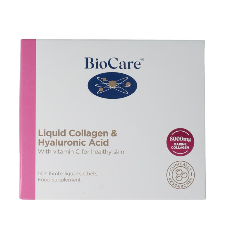 Biocare Collageen & Hyaluron Vloeibaar 14 X 15Ml
