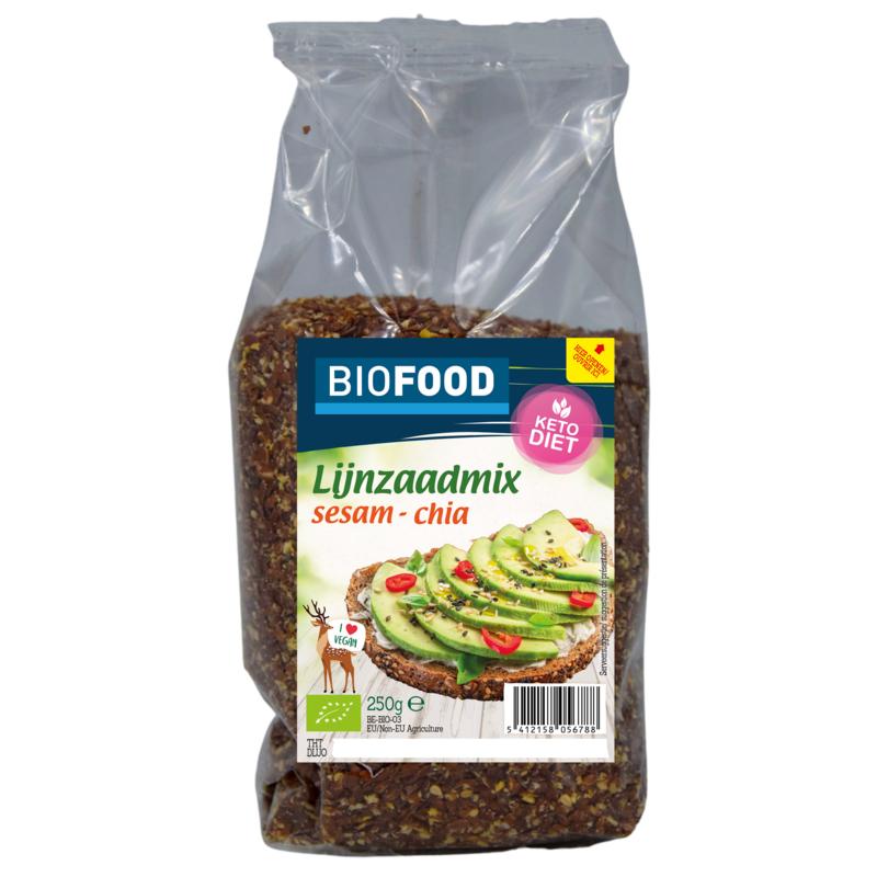 Biofood Lijnzaadmix Sesam Chia Bio