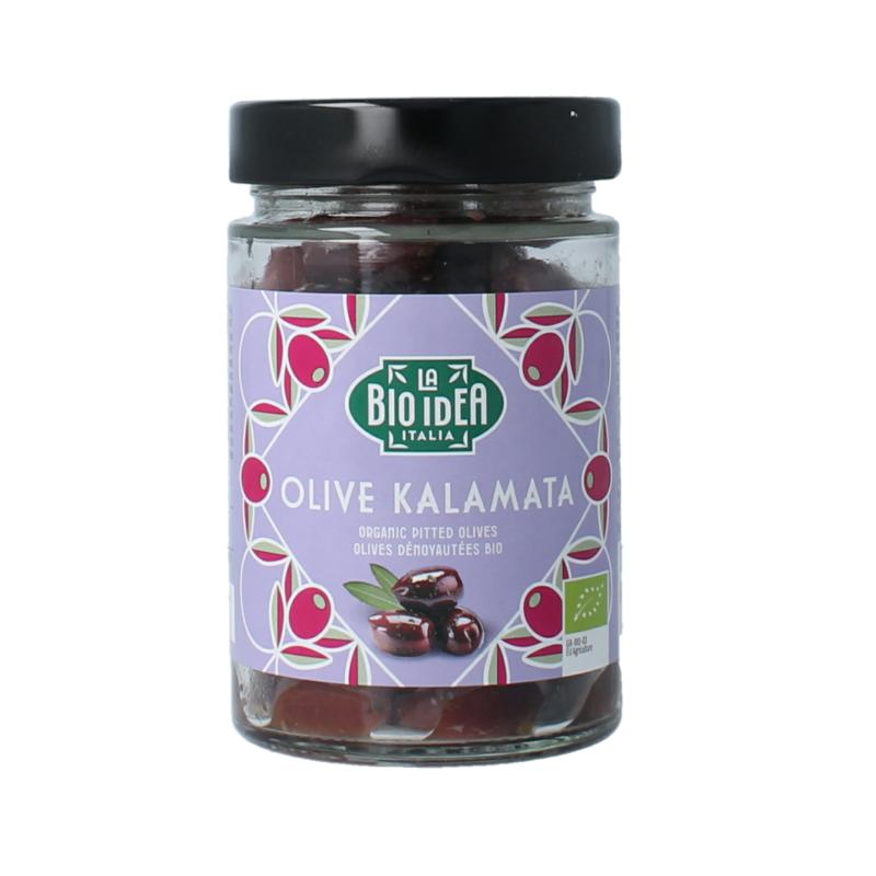 Bioidea Olijven Zwart Kalamata Ontpit Bio
