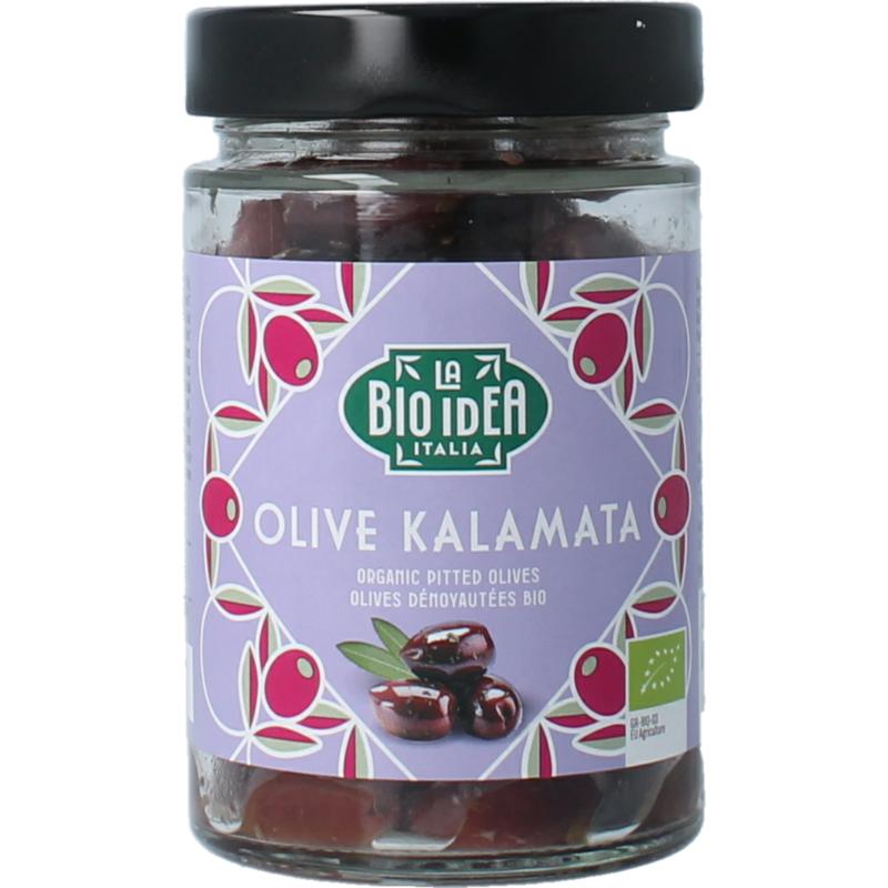 Bioidea Olijven Zwart Kalamata Ontpit Bio