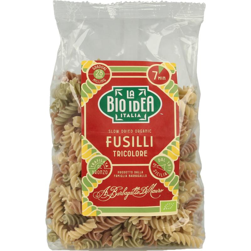 Bioidea Fusilli Tricolore Spirelli