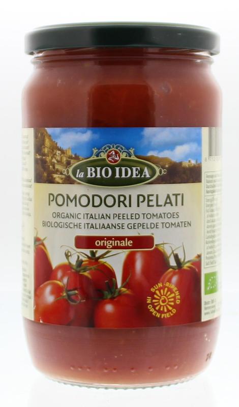 Bioidea Tomaten Gepeld (Glas)