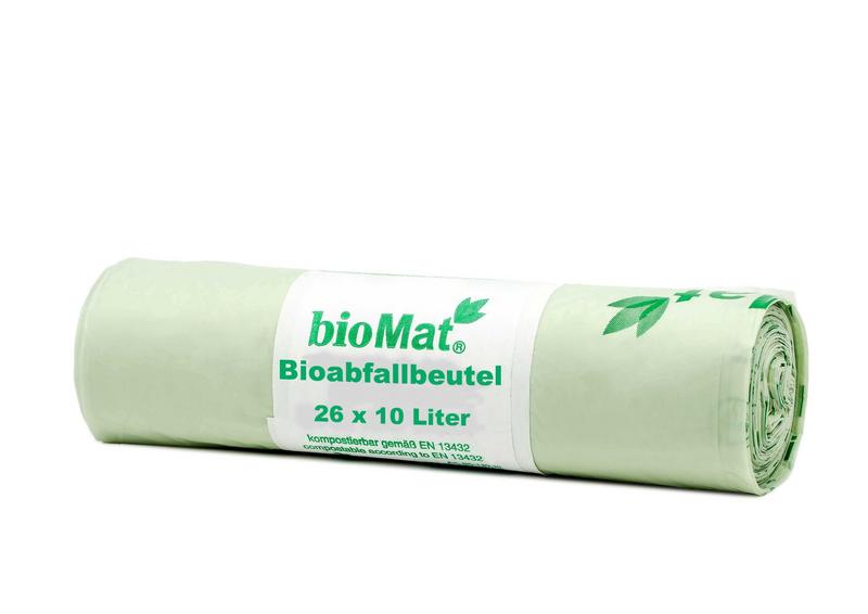 Biomat Wastebag Compost 10 Liter Handvat