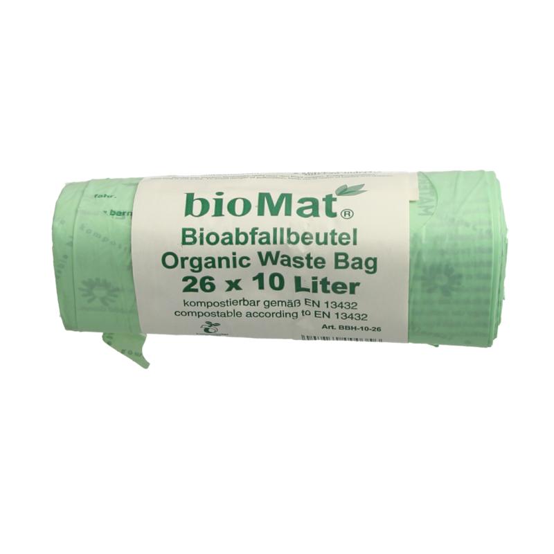 Biomat Wastebag Compost 10 Liter Handvat