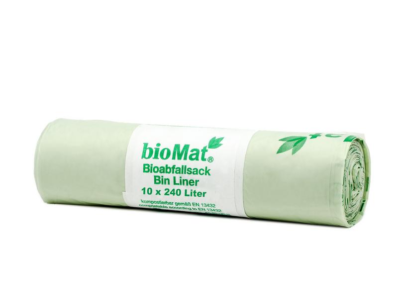 Biomat Wastebag Compostable 240 Liter