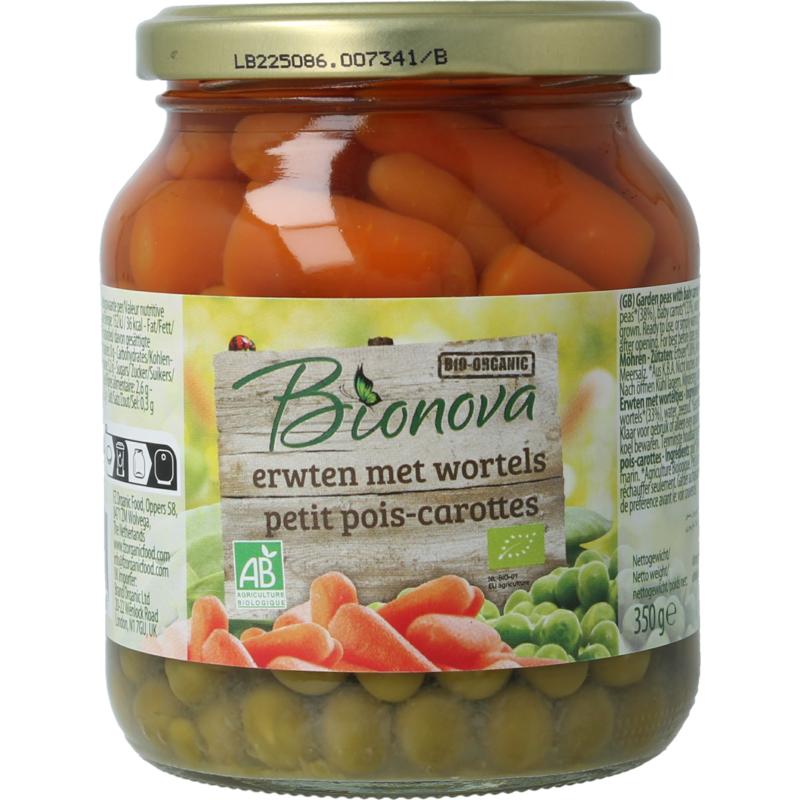 Bionova Doperwten Met Wortel Bio