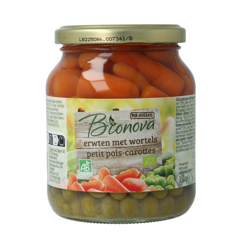 Bionova Doperwten Met Wortel Bio