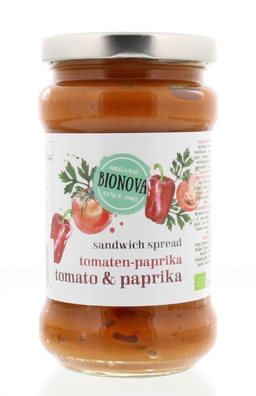 Bionova Sandwichspread Tomaatpaprika Bio