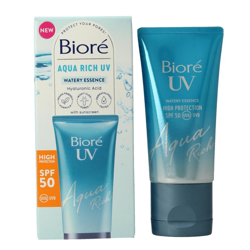 Biore Aqua Moisturiser Rich Weightless Spf50 Uv