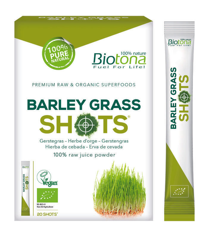 Biotona Barley Grass Raw Shots 2.2 Gram Bio