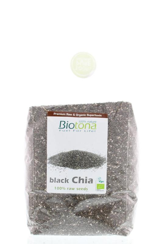 Biotona Black Chia Raw Seeds Bio