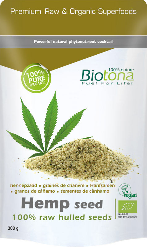 Biotona Hemp Raw Hulled Seeds Bio