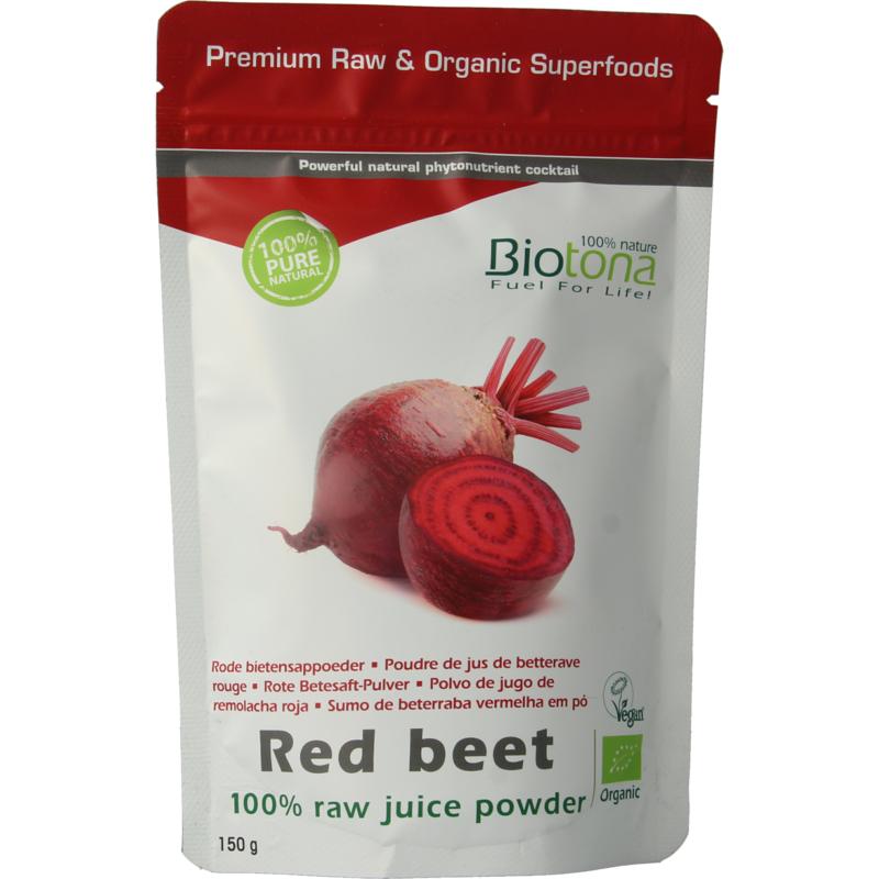 Biotona Red Beet Raw Powder Bio