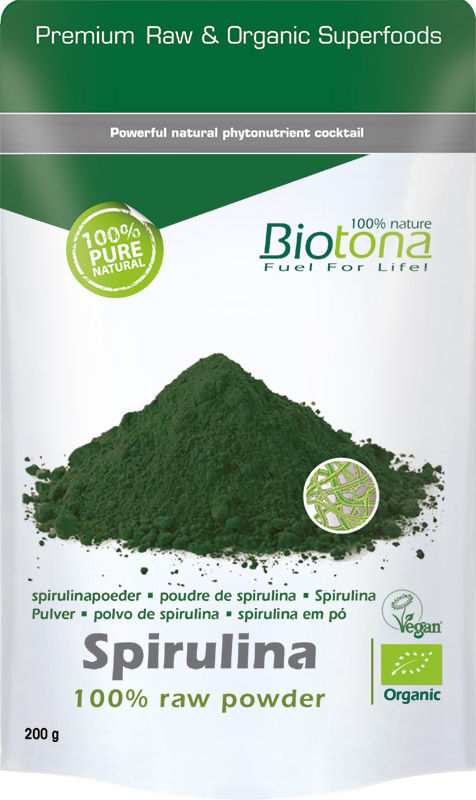 Biotona Spirulina Raw Powder Bio