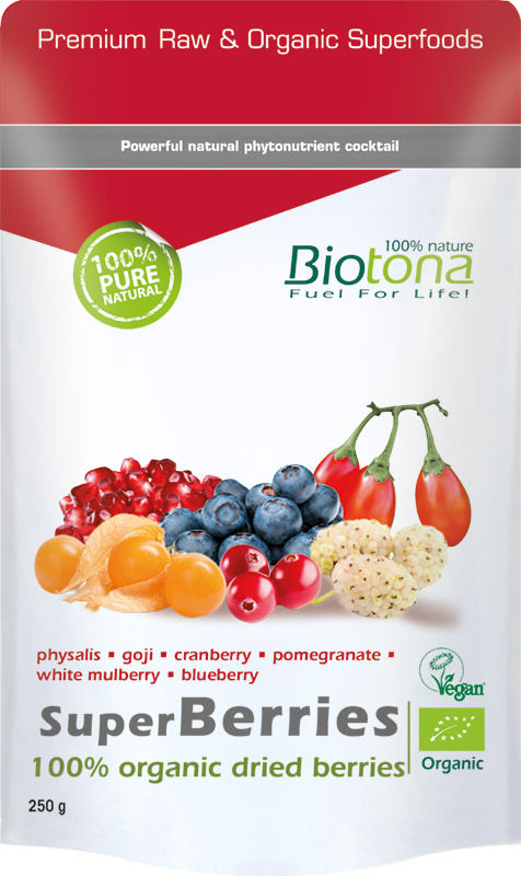 Biotona Superberries Organic Dried Berries Bio