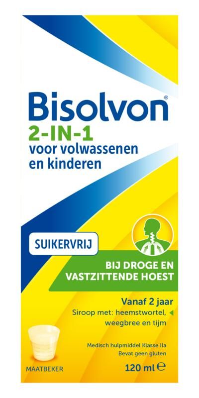 Bisolvon Drank 2-In-1 Suikervrij