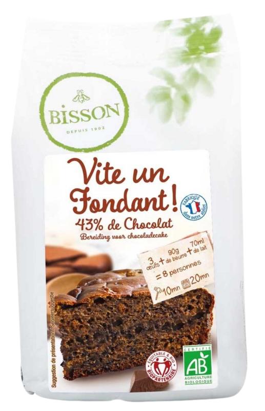 Bisson Bakmix Voor Chocoladecake Bio