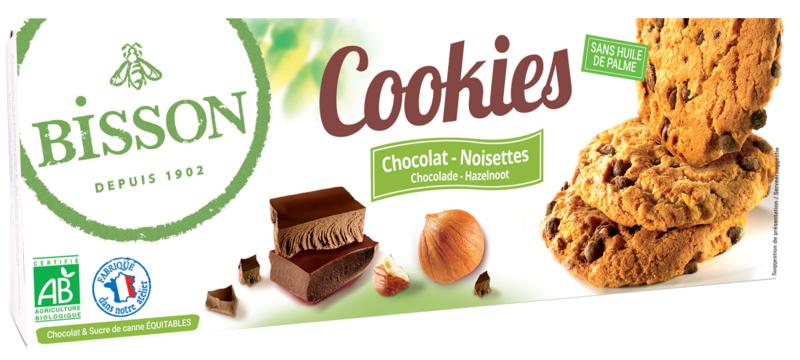 Bisson Choco Hazelnoot Cookies Bio