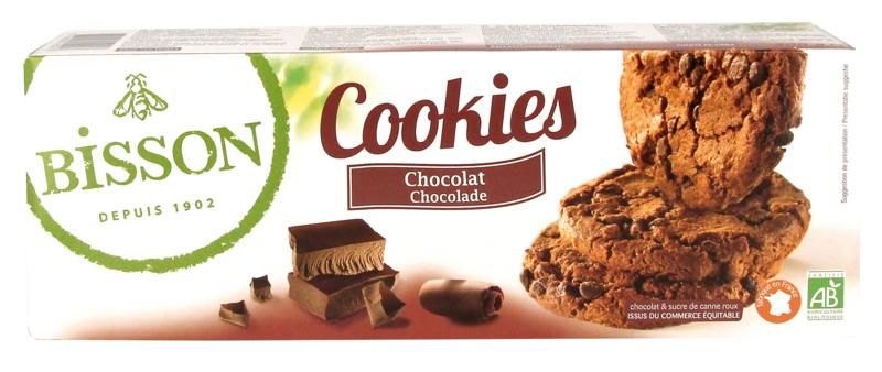 Bisson Chocolade Cookies Met Stukjes Pure Chocola Bio