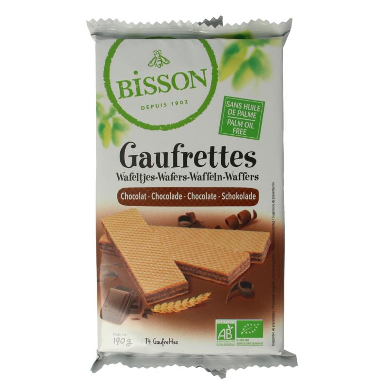 Bisson Chocolade Wafels Gaufrettes Bio