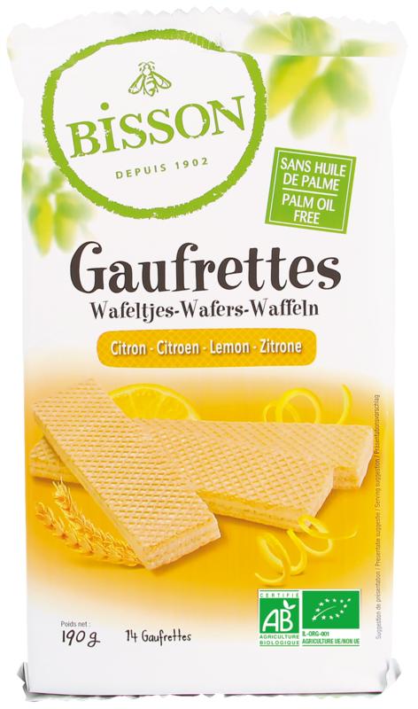 Bisson Citroen Wafels Gaufrettes Bio