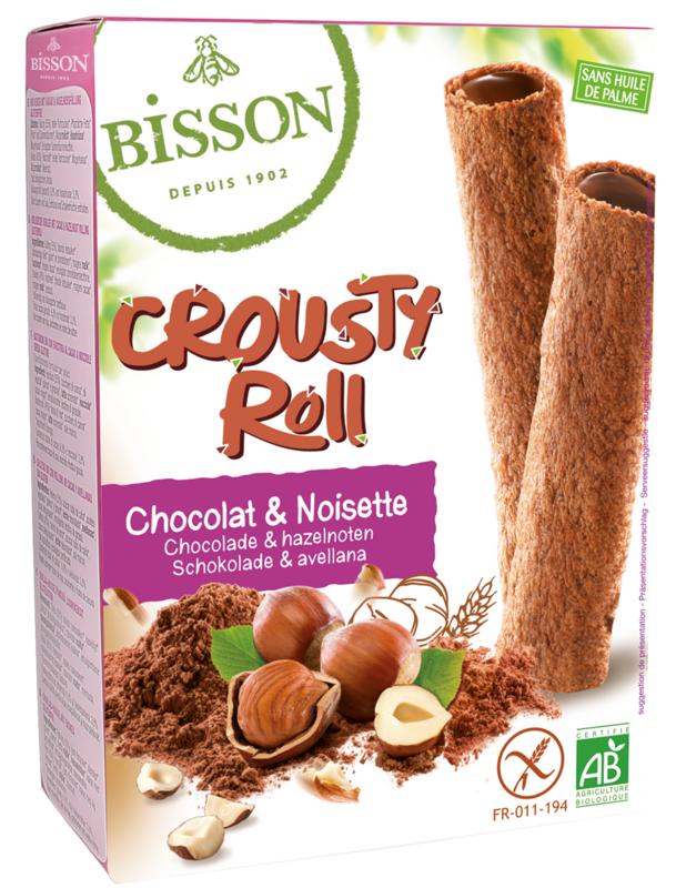 Bisson Crousty Roll Choco Hazelnoot Bio