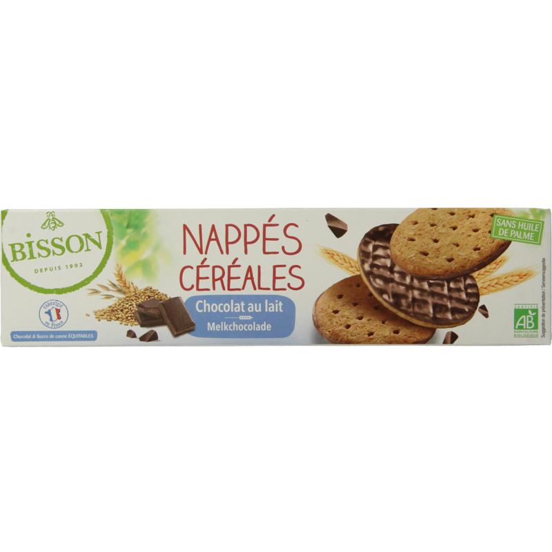 Bisson Melk Chocolade Frosted Granenkoekjes Bio