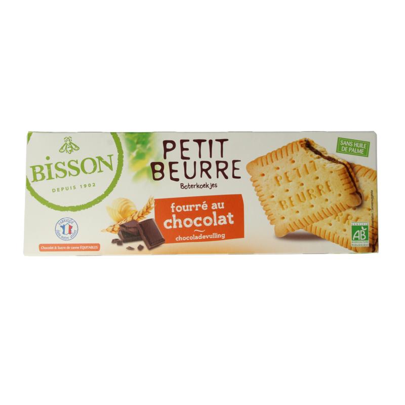 Bisson Petit Beurre Biscuit Met Chocolade Bio