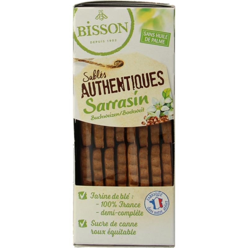 Bisson Zandkoekjes Boekweit Authentiek Bio