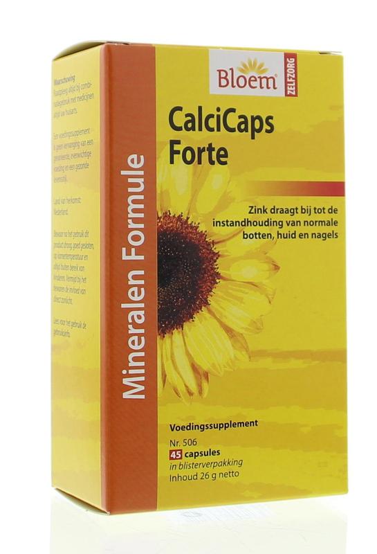Bloem Calcicaps Forte Huidbotnagels