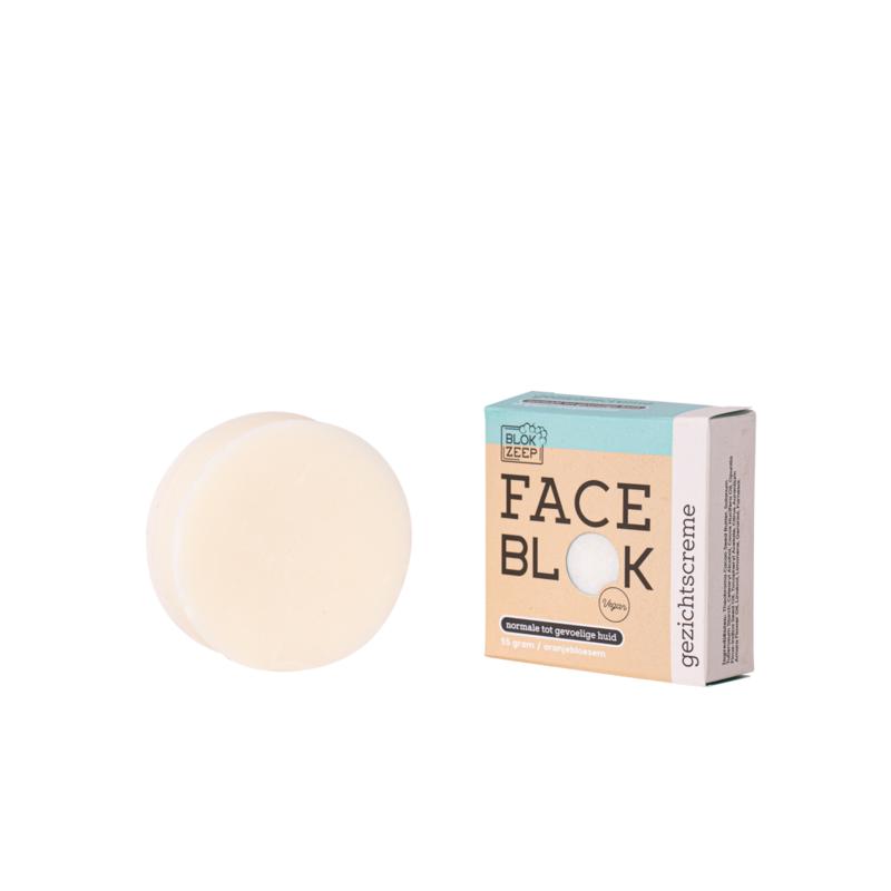 Blokzeep Gezichtscreme Bar Normalegevoelige Huid