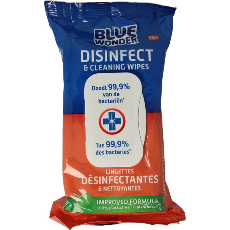 Blue Wonder Desinfect & Cleaning Wipes