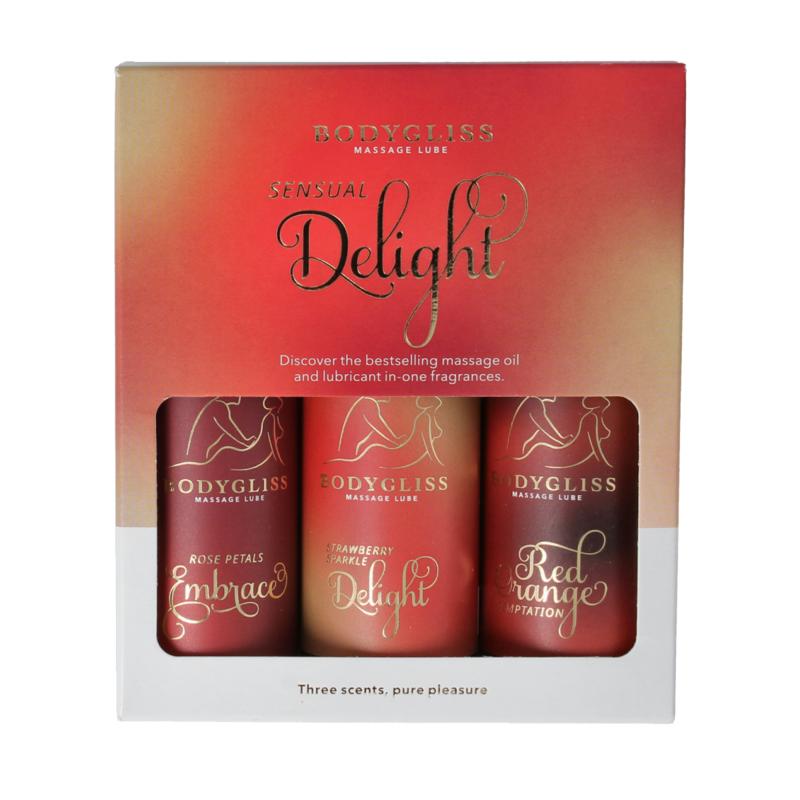Bodygliss Sensual Delight Three-Pack Travel Edition