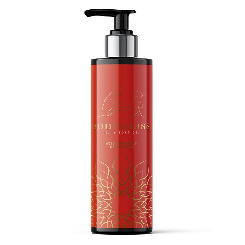 Bodygliss Silky Soft Massageolie Red Orange