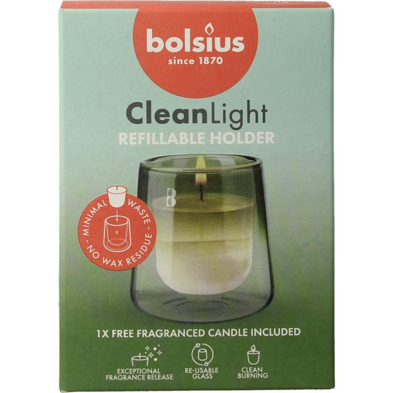 Bolsius Clean Light Geur Navulling Gardenia Starterkit