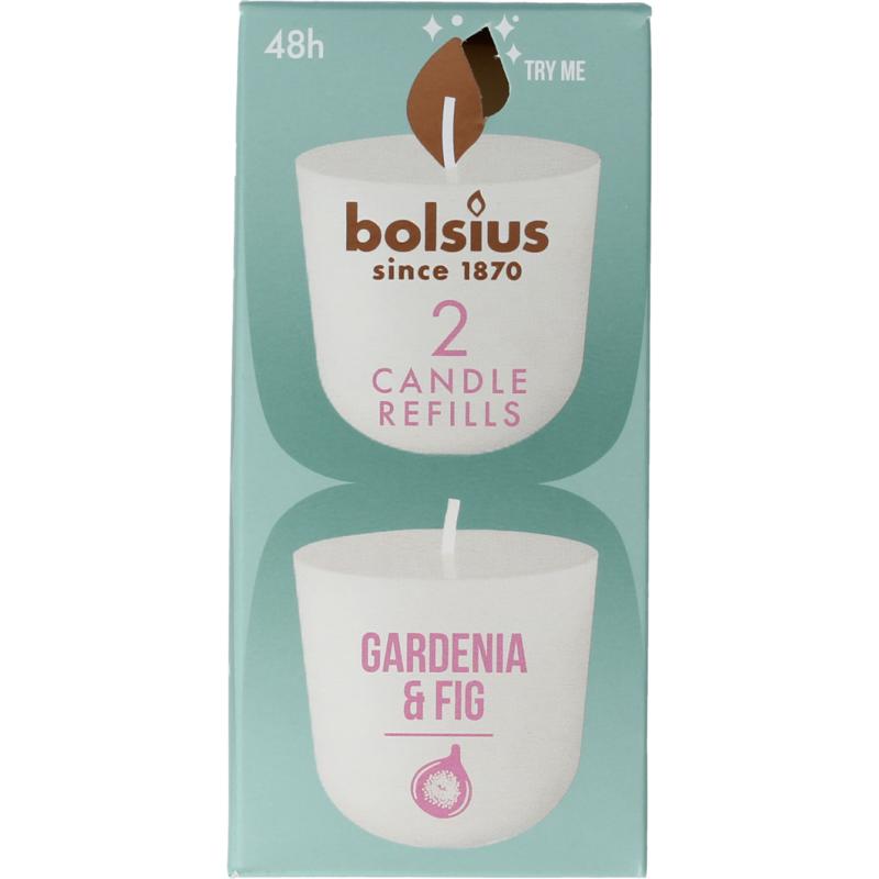 Bolsius Clean Light Gardenia & Fig Navul
